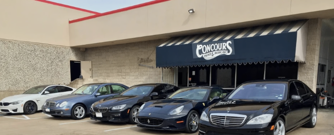 Concours Paint & Body Dallas facility building